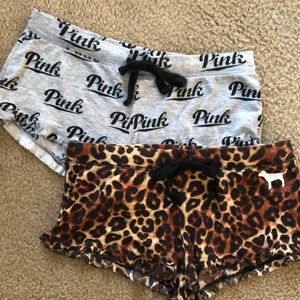 Super cute Pink sleeping shorts.